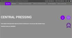 Desktop Screenshot of centralpressing.com